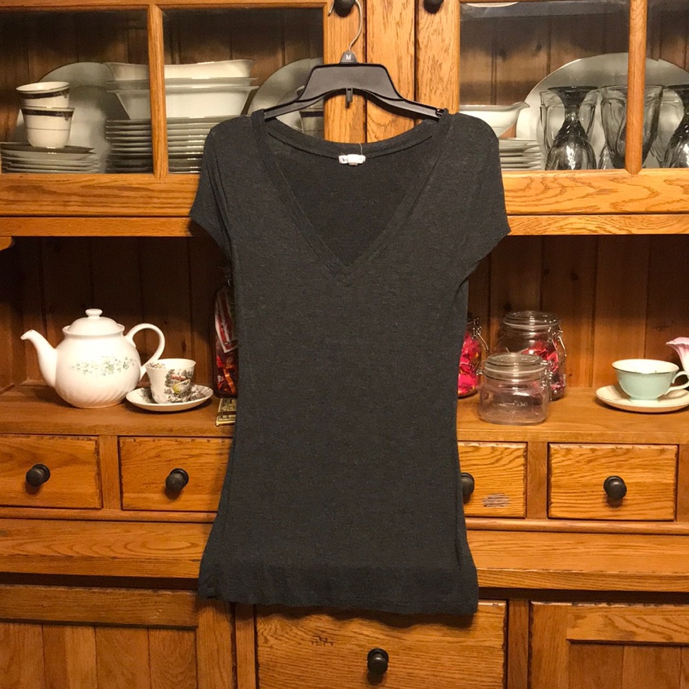Dark Grey V-neck!